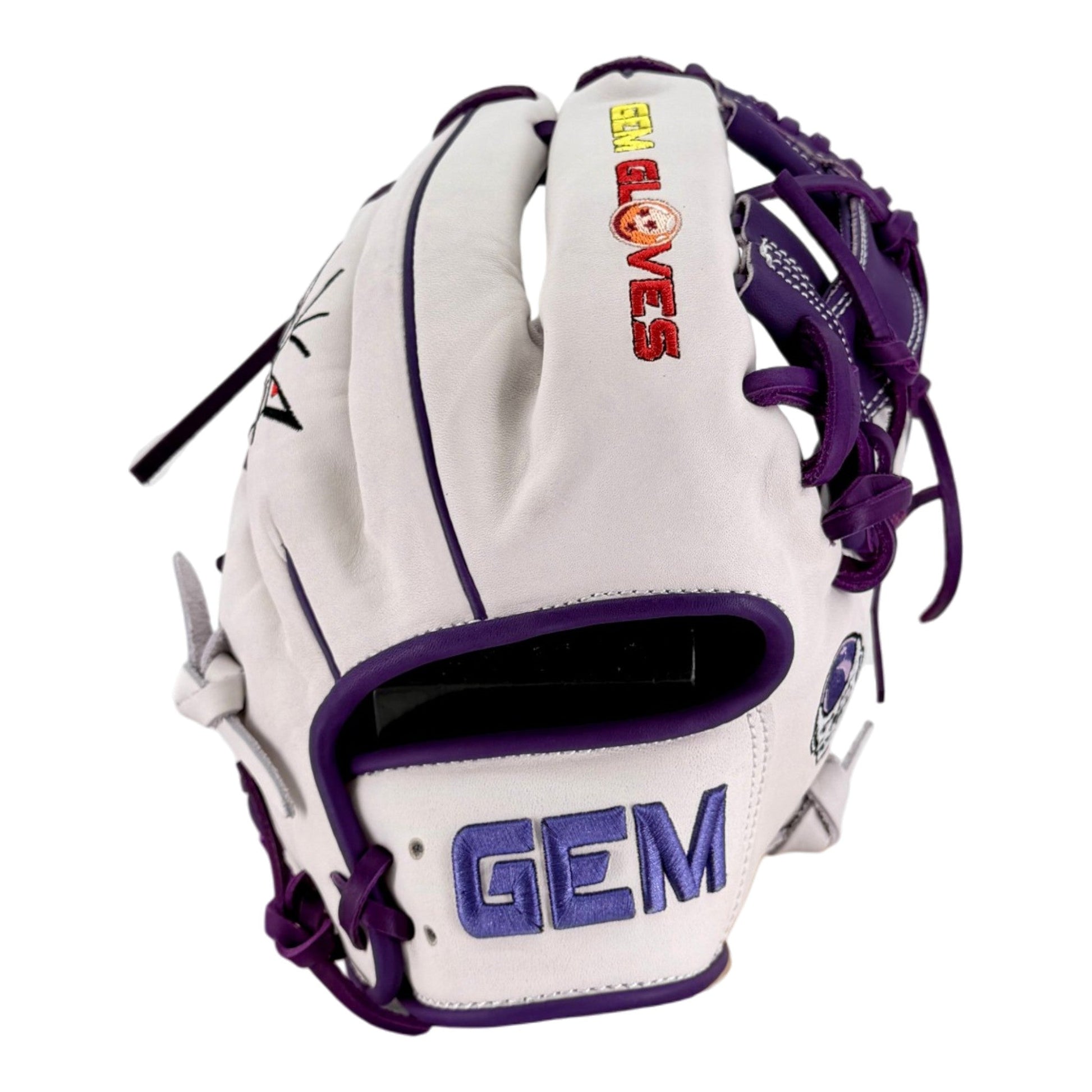 Gem Gloves Baseball Fielding Glove - GEM110 Frost Tyrant – Product View | Smash It Sports | leather, kip, pro