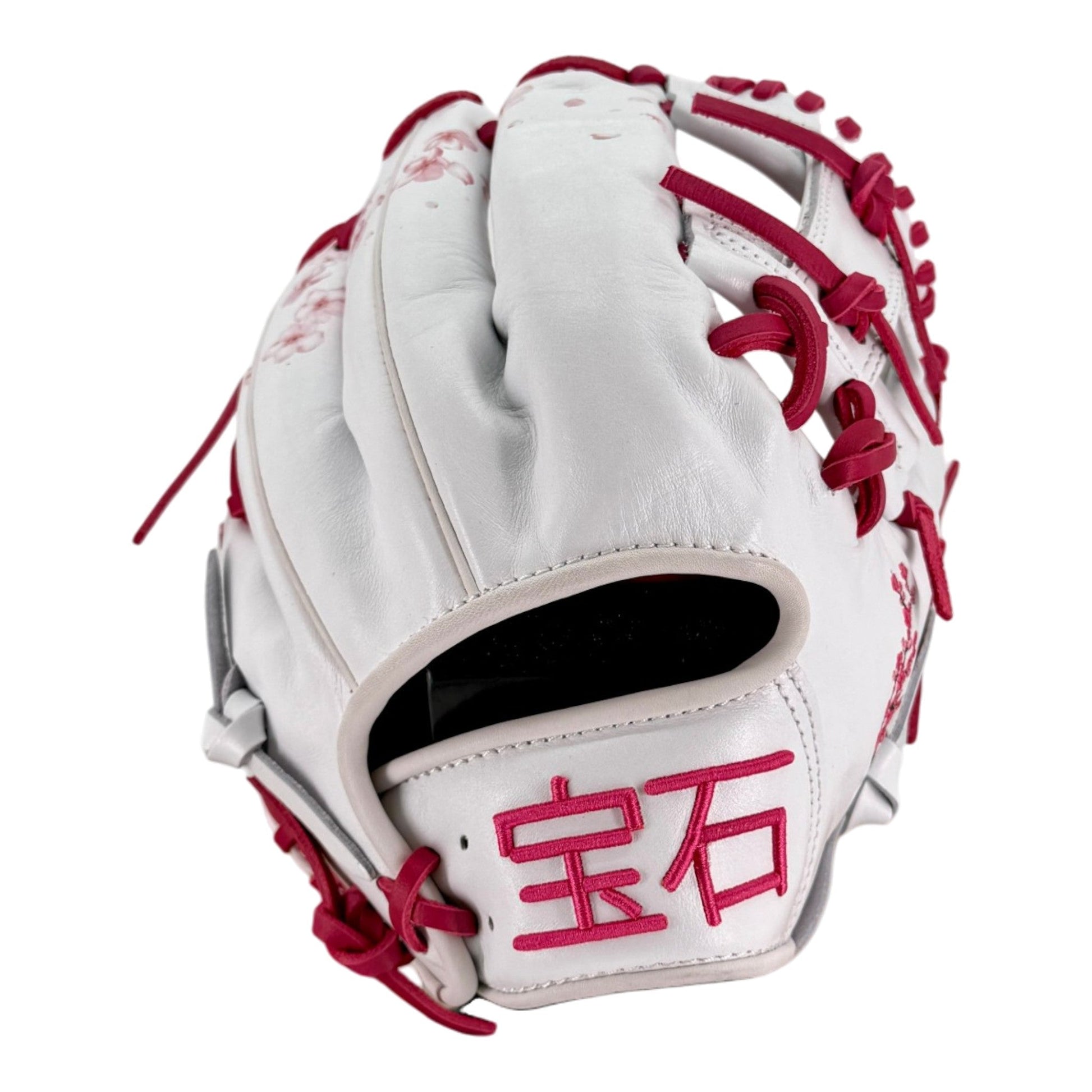 Gem Gloves Baseball Fielding Glove - GEM101 Cherry Blossom – Product View | Smash It Sports | leather, kip, pro