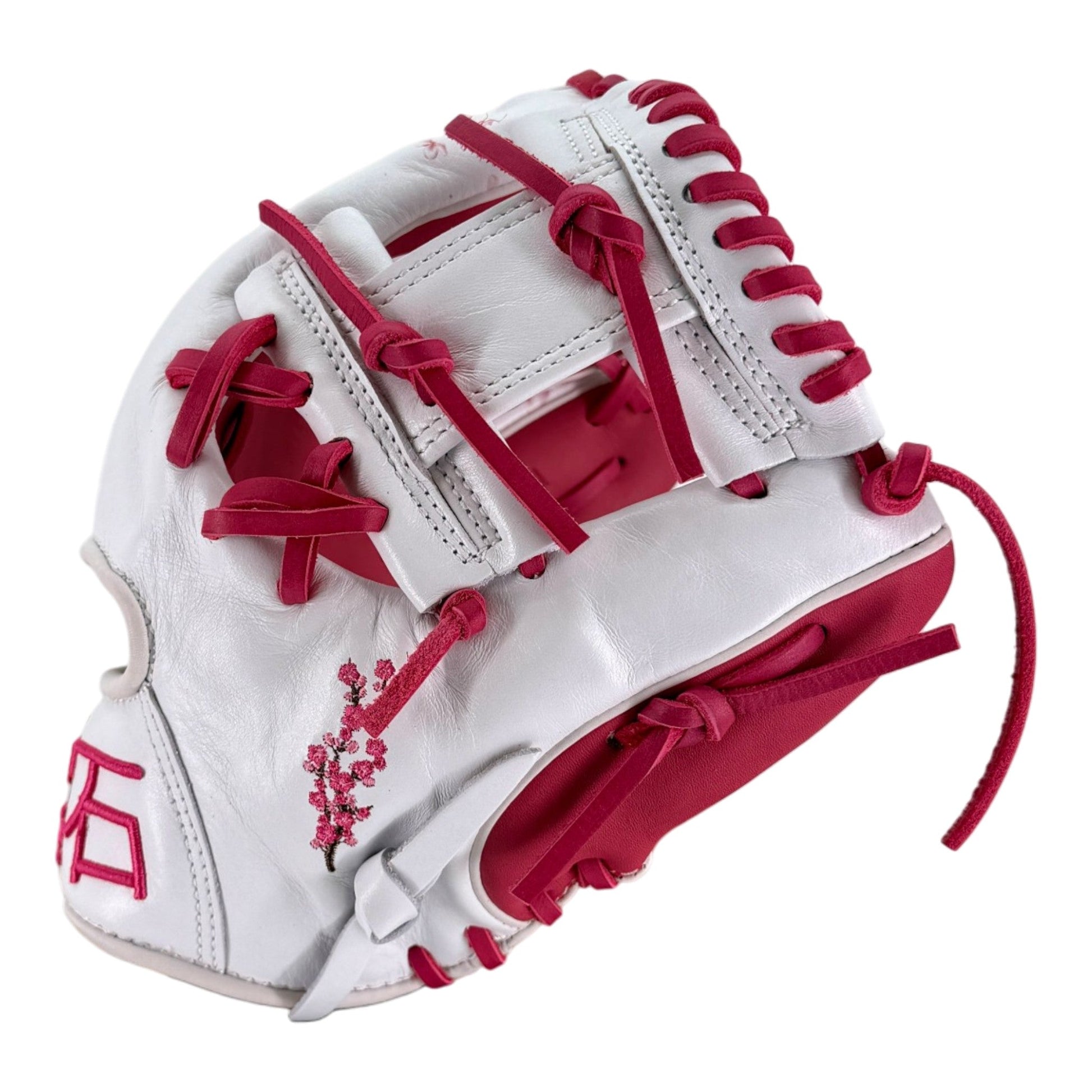Gem Gloves Baseball Fielding Glove - GEM101 Cherry Blossom – Product View | Smash It Sports | leather, kip, pro