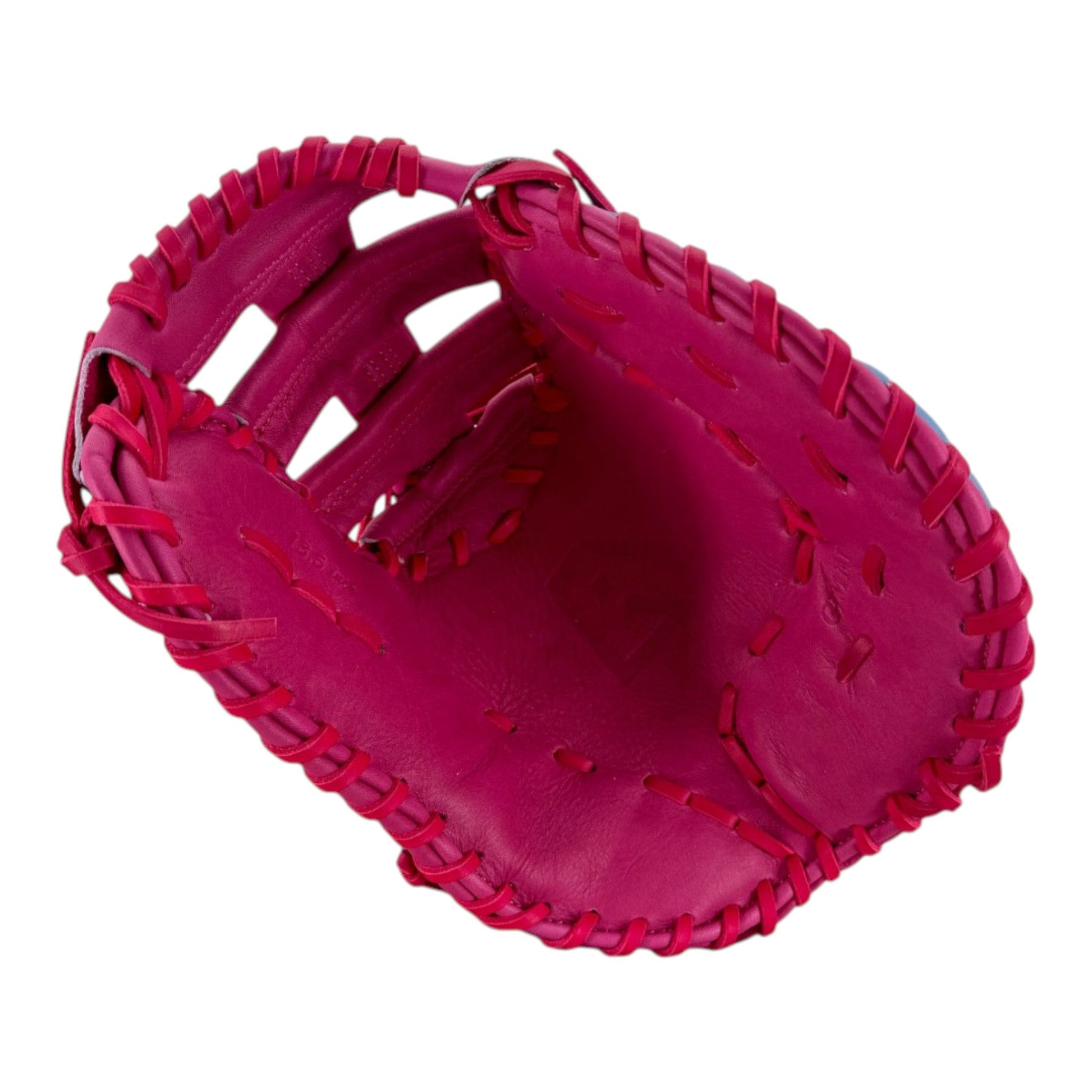 Gem Gloves Game-Ready Softball First Base Mitt/Glove - GEM141 BubbleGum – Product View | Smash It Sports | leather, steerhide