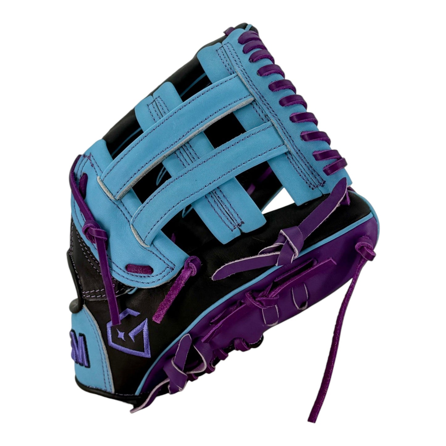 Gem Gloves Average Dudes Signature Model Softball Fielding Glove - GEM144 Purple Reign – Product View | Smash It Sports | lea