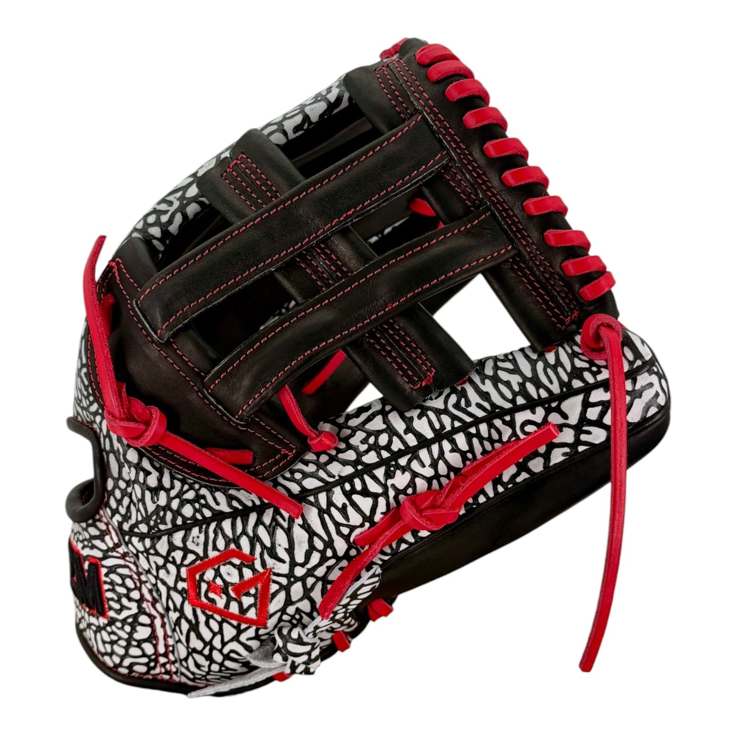 Gem Gloves Softball Fielding Glove - GEM149 Crimson Elephant – Product View | Smash It Sports | leather, kip, pro