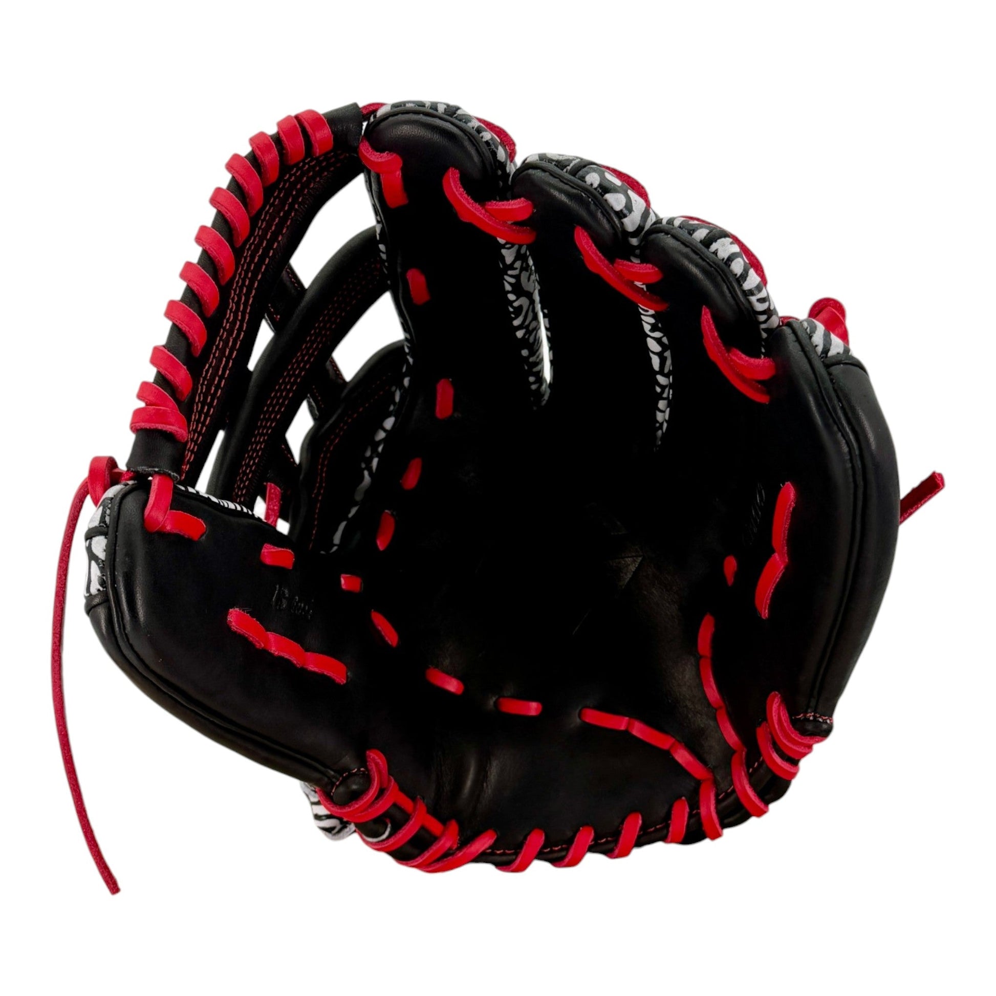 Gem Gloves Softball Fielding Glove - GEM149 Crimson Elephant – Product View | Smash It Sports | leather, kip, pro