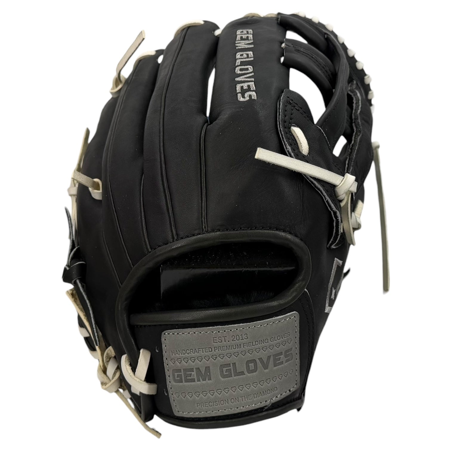 Gem Gloves Game-Ready Softball Fielding Glove - GEM092 Tuxedo – Product View | Smash It Sports | leather, steerhide, pro