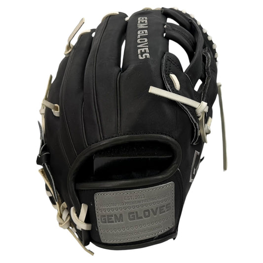 Gem Gloves Game-Ready Softball Fielding Glove - GEM092 Tuxedo – Product View | Smash It Sports | leather, steerhide, pro