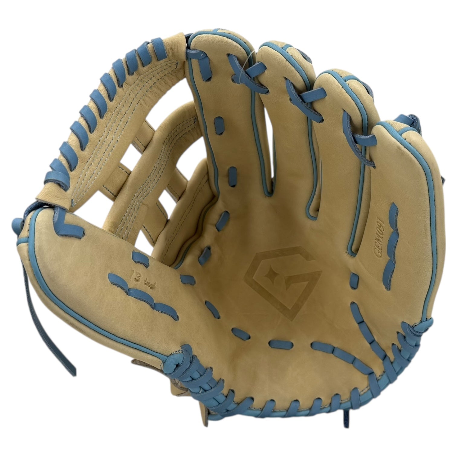 Gem Gloves Game-Ready Softball Fielding Glove - GEM091 Sandy Shore – Product View | Smash It Sports | leather, steerhide, pro
