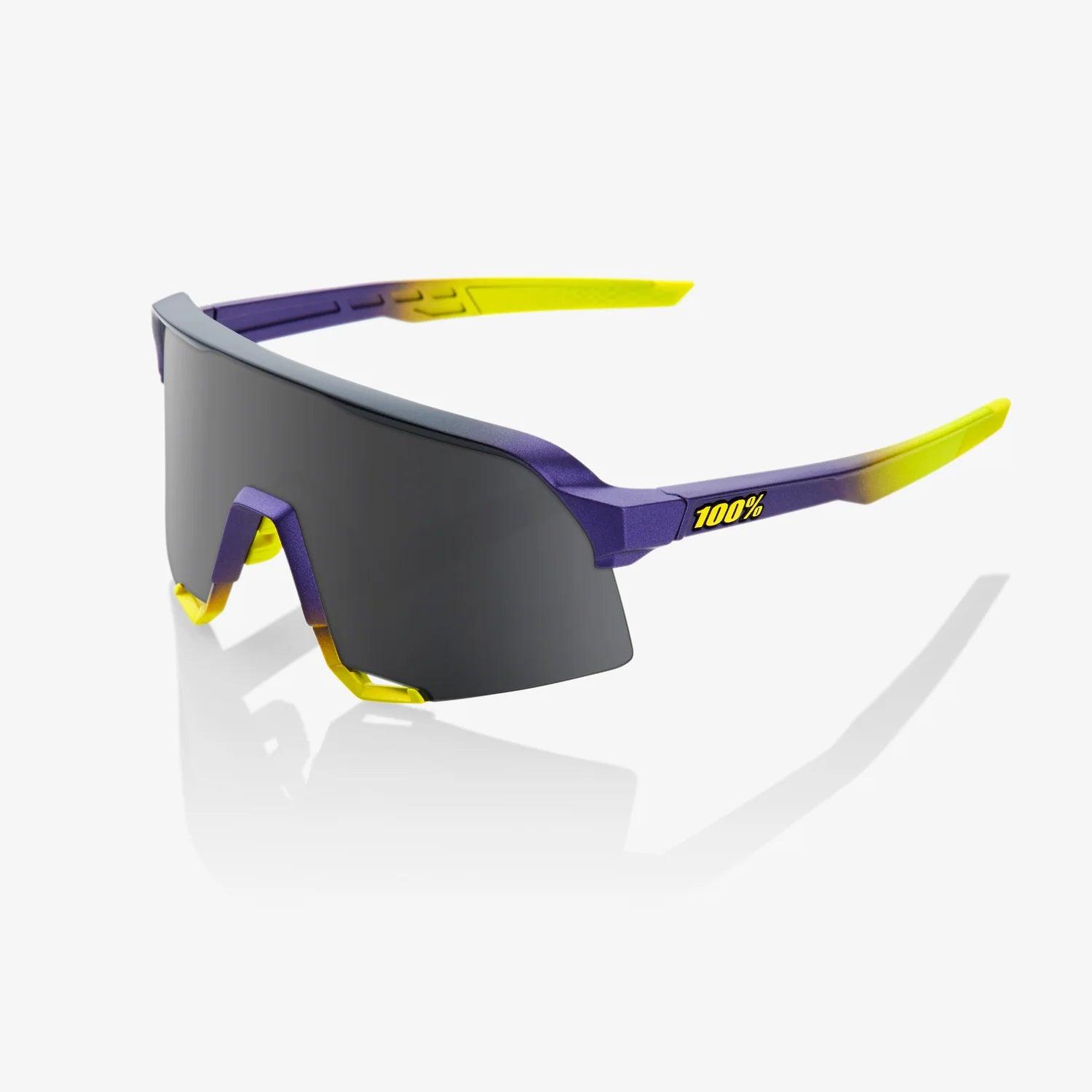 100 Percent Sunglasses - S3 - Matte Metallic Digital Brights - Smoke Lens - Smash It Sports