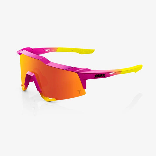 100% SPEEDCRAFT Fernando Tatis JR LE Pink / Yellow HiPER Red Multilayer Mirror Lens - Smash It Sports