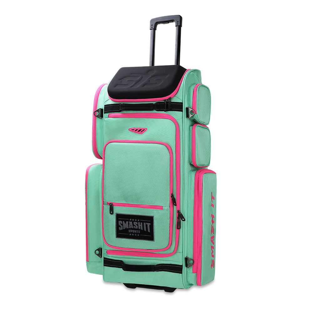 2025 Smash Ops Guerrilla V4 Roller Bag - Mint/Pink