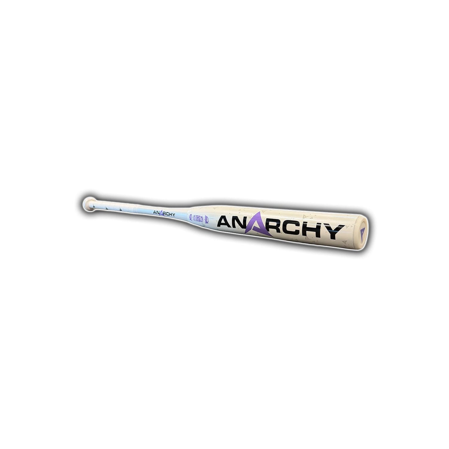 2026 Anarchy Prototype White 2-Piece End Loaded USSSA Slowpitch Softball Bat ASPWPRO26U