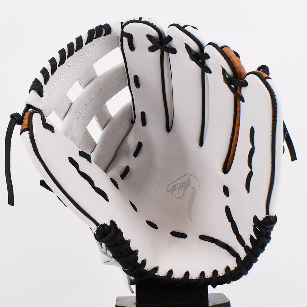 Viper Japanese Kip Leather Fielding Glove White/Brown/Black