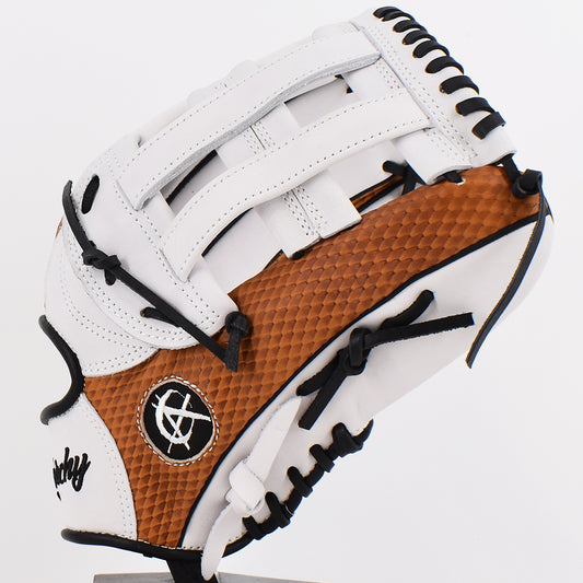 Viper Japanese Kip Leather Fielding Glove White/Brown/Black