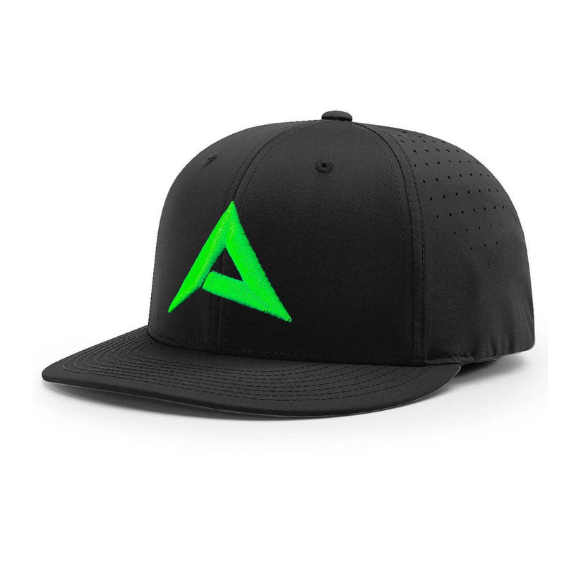 Anarchy PTS30 Performance Hat - New Logo - Black/Neon Green – Anarchy ...