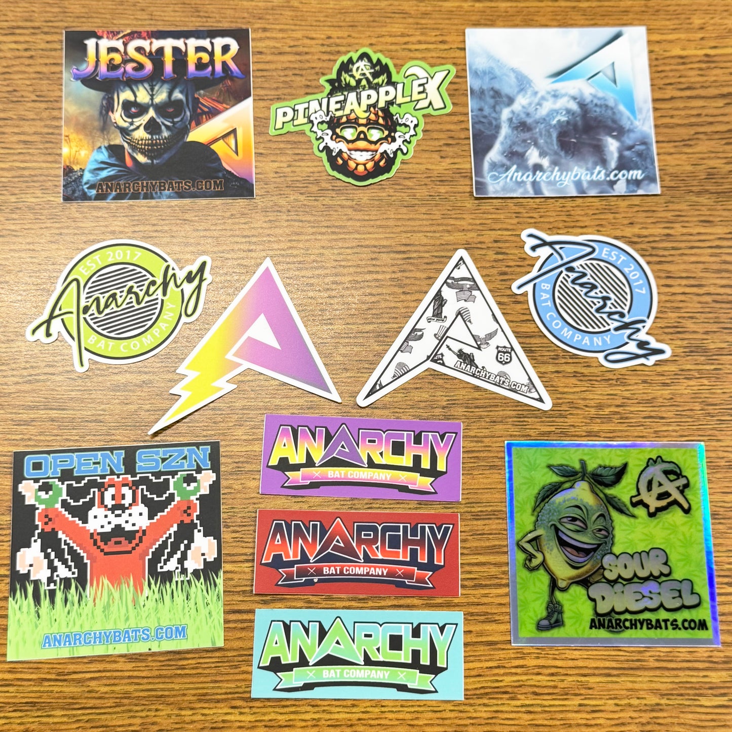 Anarchy Bat Company Sticker Bundle (Random 5-Pack)