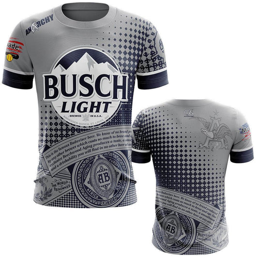 Anarchy Busch Light Short Sleeve Shirt - Smash It Sports