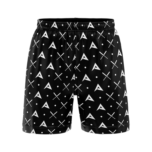 Anarchy Mesh Shorts - Black/White - Smash It Sports