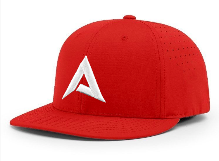 Anarchy CA i8503 Performance Hat - New Logo - Red/White