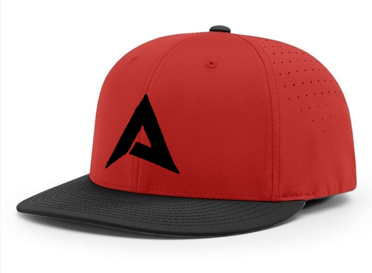 Anarchy CA i8503 Performance Hat - New Logo - Red/Black/Black