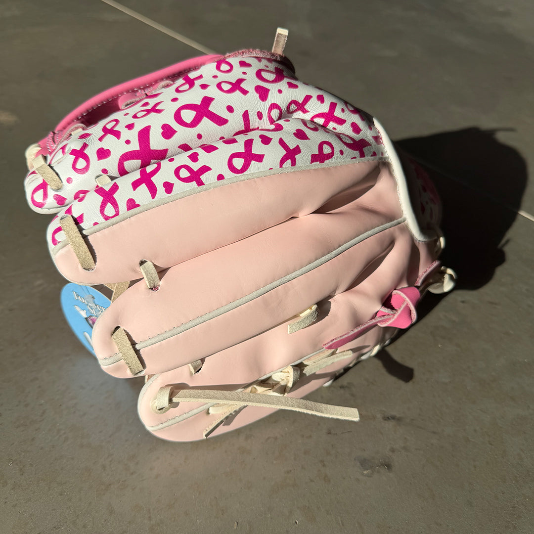 Gem Gloves Softball Fielding Glove - GEM084 BCA RIbbons – Product View | Smash It Sports | leather, kip, pro