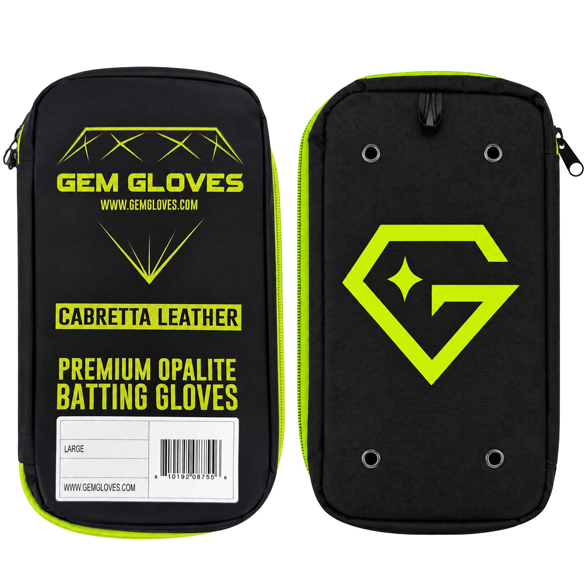 Gem Glove x Anarchy Opalite Batting Glove - White/Black