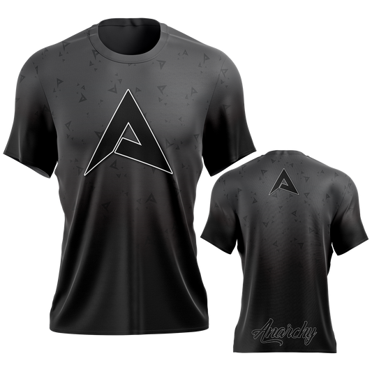 Anarchy Bat Company Short Sleeve Shirt - Charcoal/Black Fade