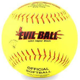 Evil Sports 44/375 Feautring Microcell Technology 12" Slowpitch Softballs - Smash It Sports