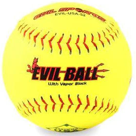 Evil Sports 52/300 Distance Tournament Edition USA/ASA 12" Slowpitch Softballs - Smash It Sports