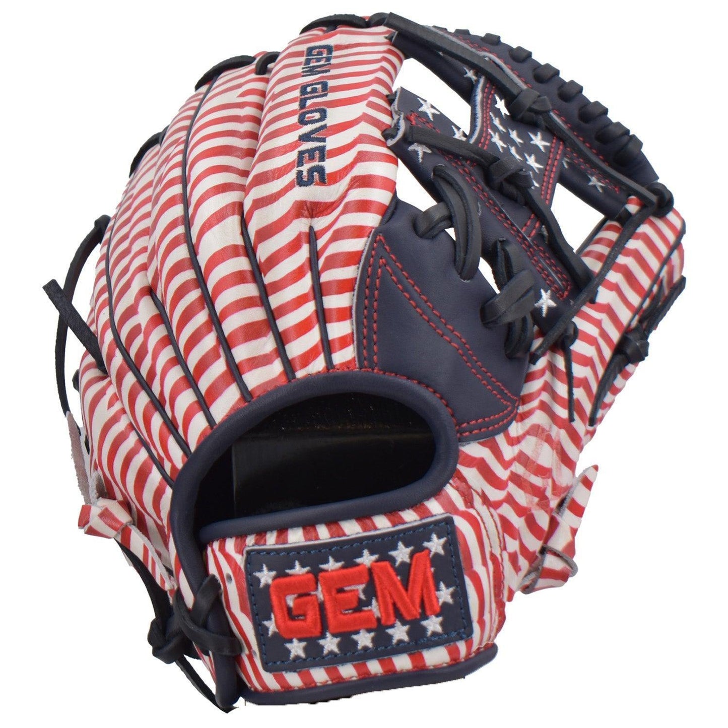 Gem Gloves 11.5" Baseball Fielding Glove - GEM025 USA – Product View | Smash It Sports | leather, kip, pro
