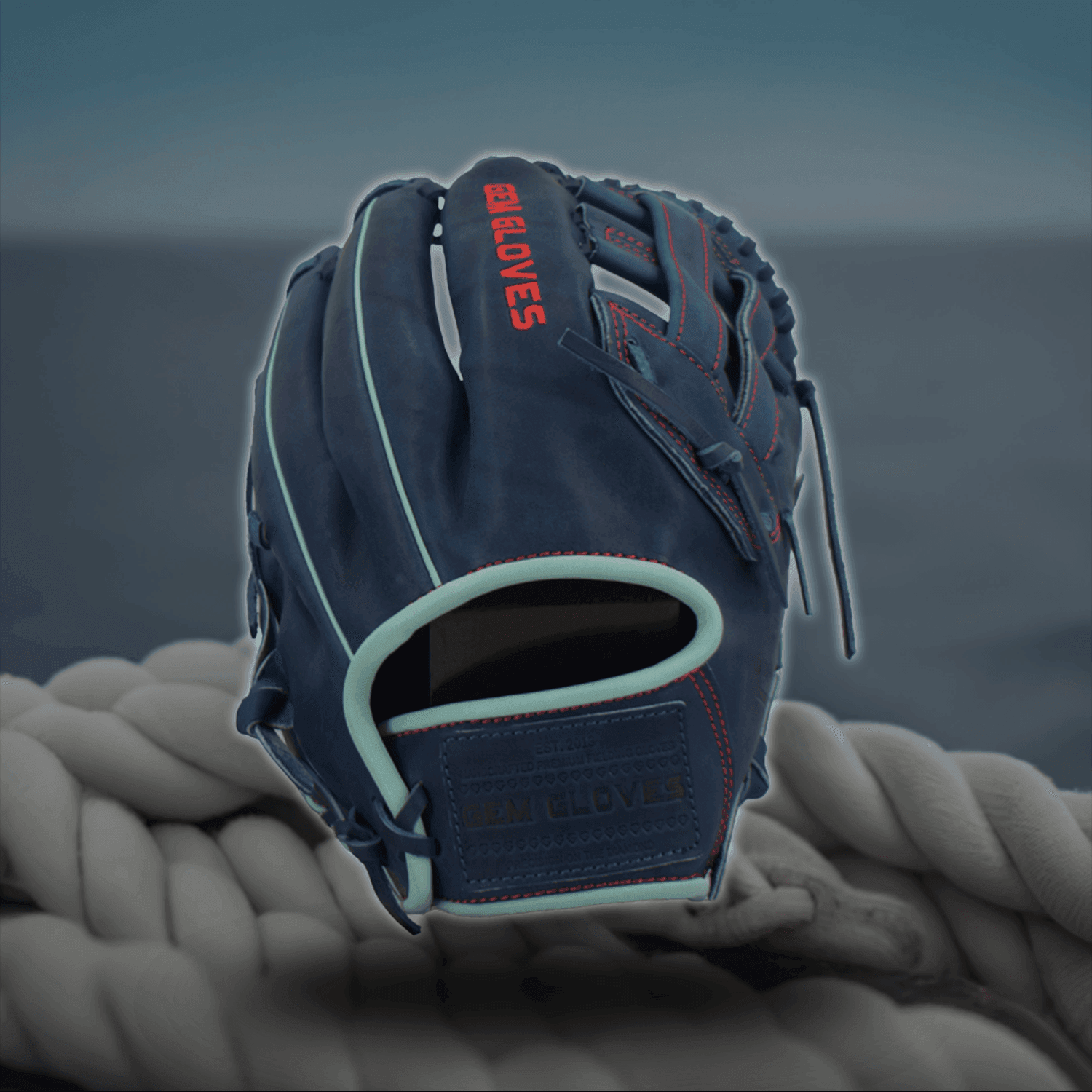Gem Gloves 12.75" Baseball Fielding Glove - GEM031 Nautical – Specs Overview | Smash It Sports | leather, kip, pro