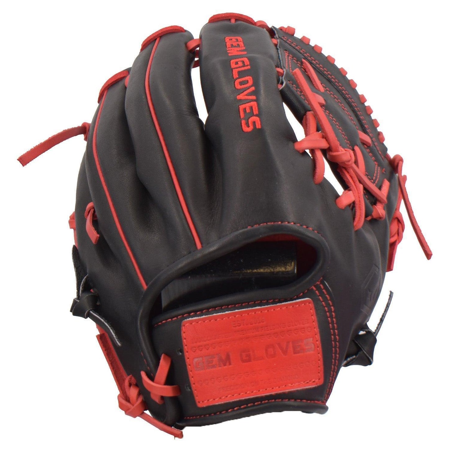Gem Gloves Baseball Fielding Glove - GEM032 Blood Moon – Product View | Smash It Sports | leather, kip, pro