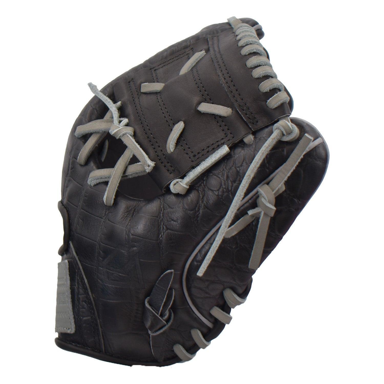 Gem Gloves Baseball Fielding Glove - GEM033 Gator – Product View | Smash It Sports | leather, kip, pro