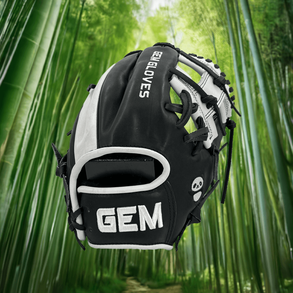 Gem Gloves Baseball Fielding Glove - GEM044 Panda – Specs Overview | Smash It Sports | leather, kip, pro