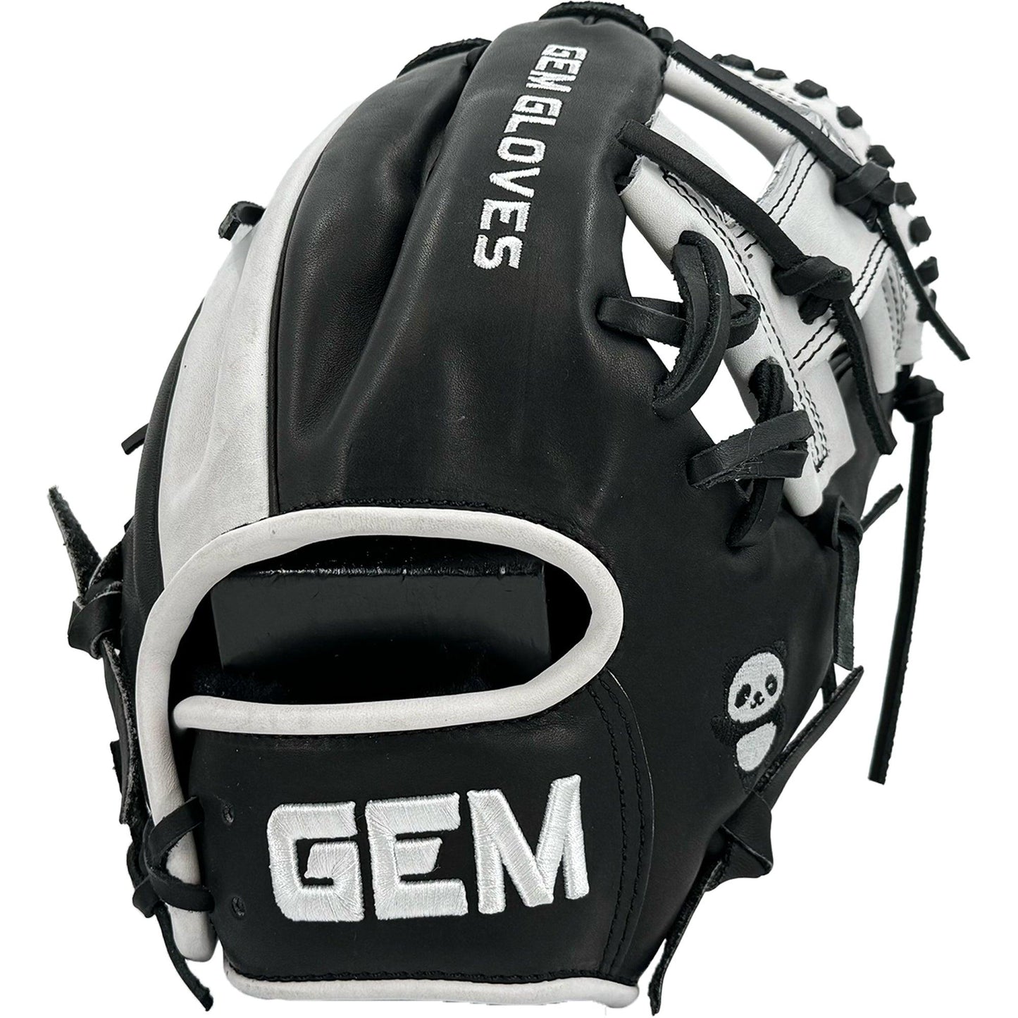 Gem Gloves Baseball Fielding Glove - GEM044 Panda – Product View | Smash It Sports | leather, kip, pro