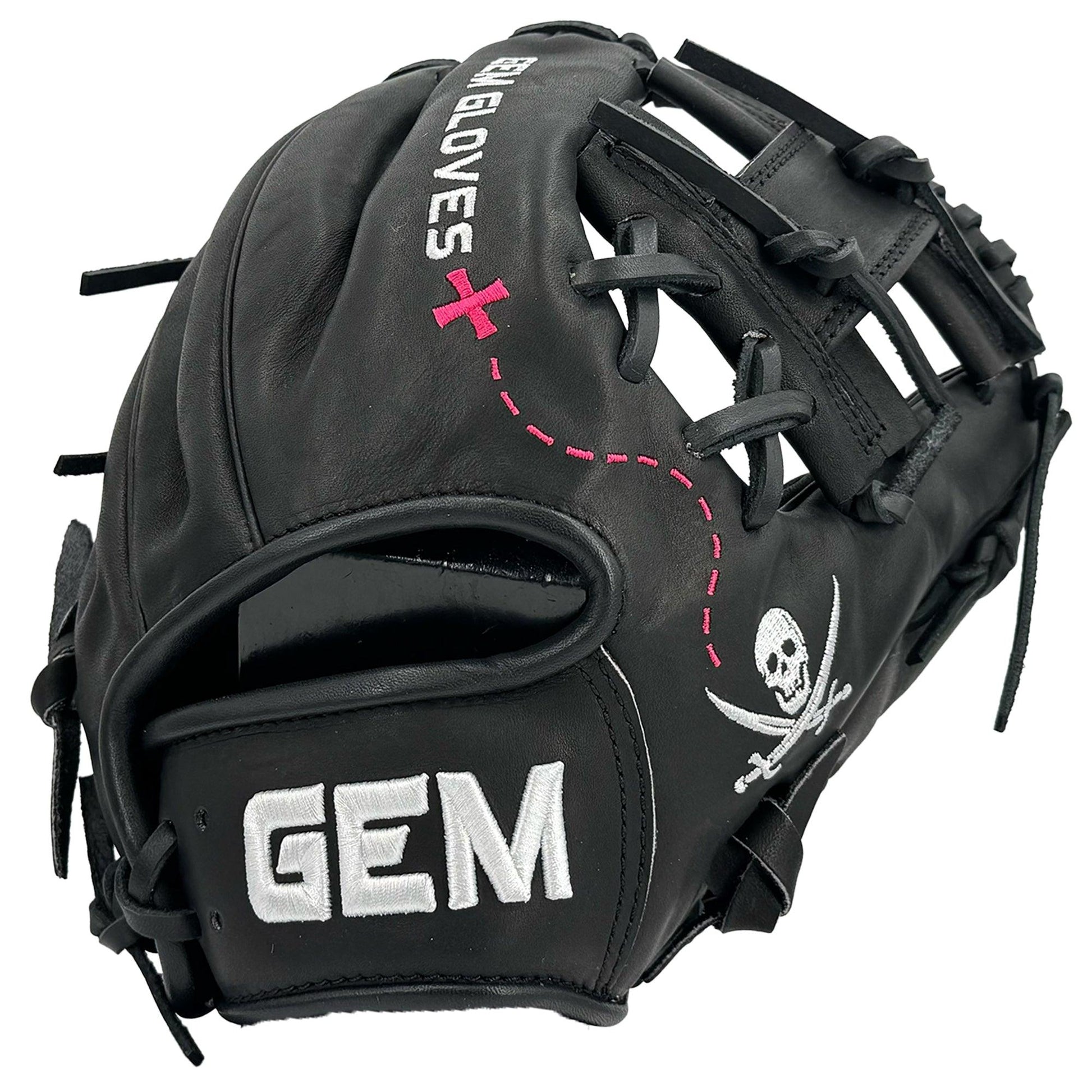 Gem Gloves Baseball Fielding Glove - GEM045 Pirates Treasure – Product View | Smash It Sports | leather, kip, pro