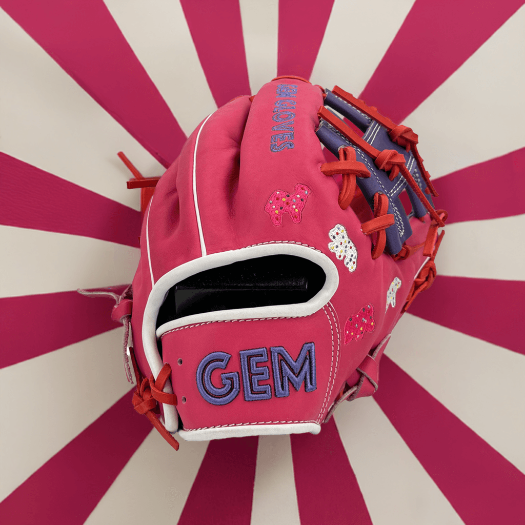 Gem Gloves Baseball Fielding Glove - GEM053 Frosted Animals – Specs Overview | Smash It Sports | leather, kip, pro