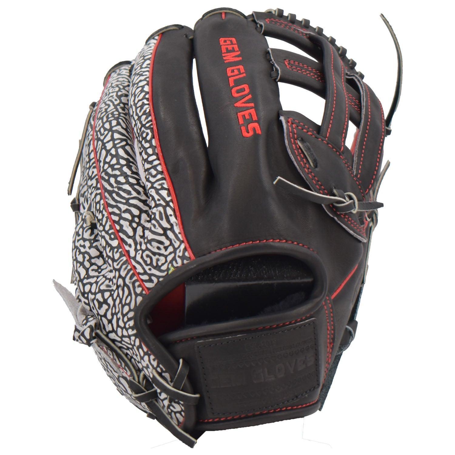 Gem Gloves Softball Fielding Glove - GEM005 Elephant – Product View | Smash It Sports | leather, kip, pro