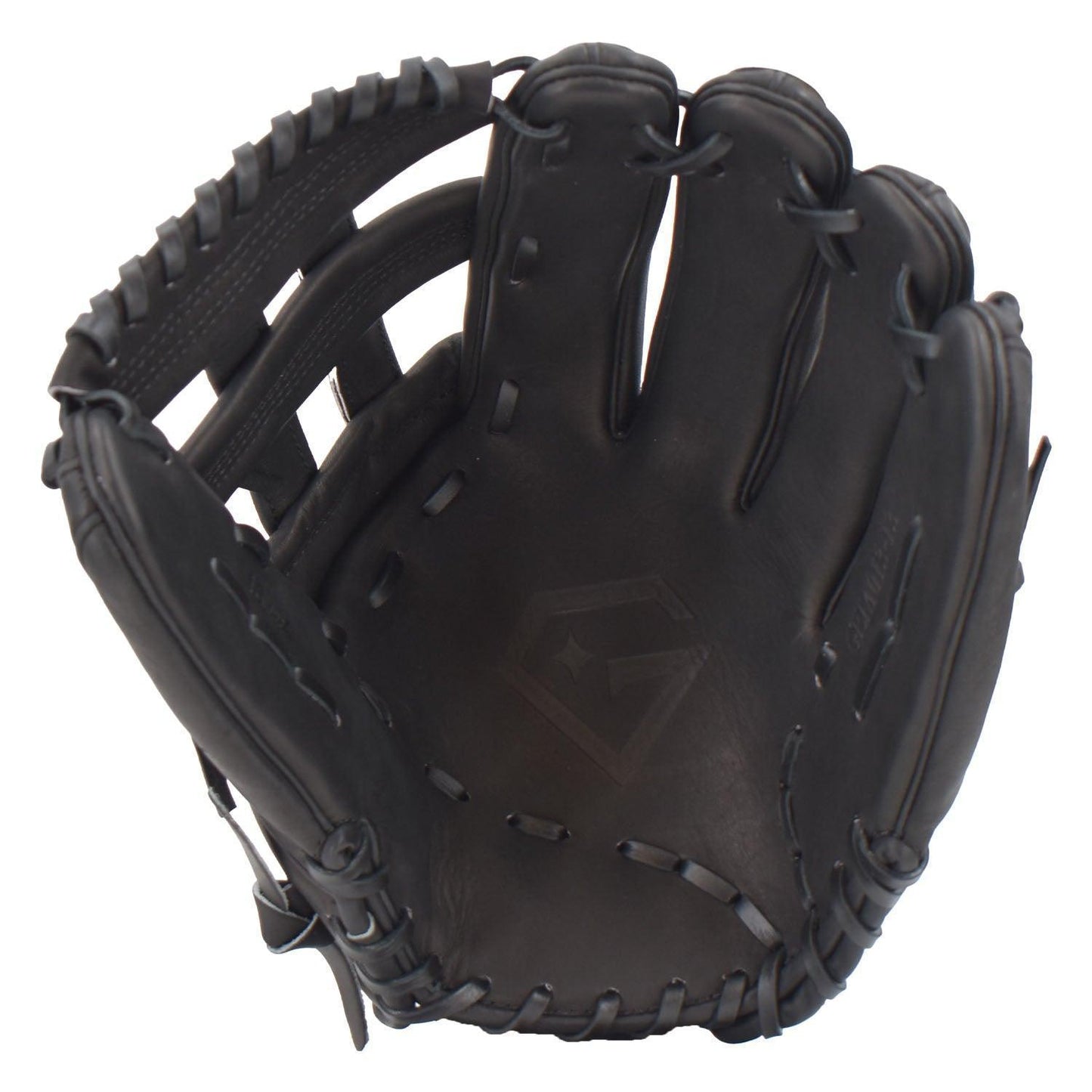 Gem Gloves Softball Fielding Glove - GEM013 Blackout – Product View | Smash It Sports | leather, kip, pro