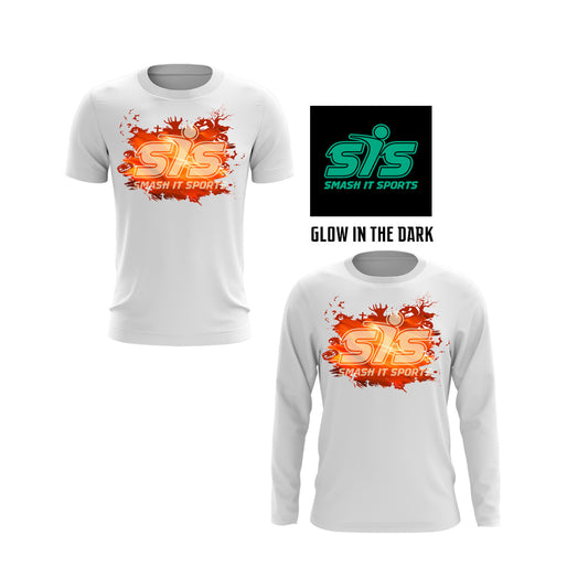 Halloween Glow In The Dark Logo - Semisub - SIS - White