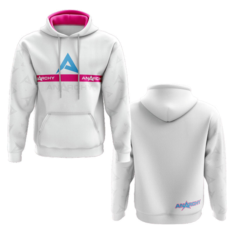 Anarchy Fleece Hoodie - White/Vice
