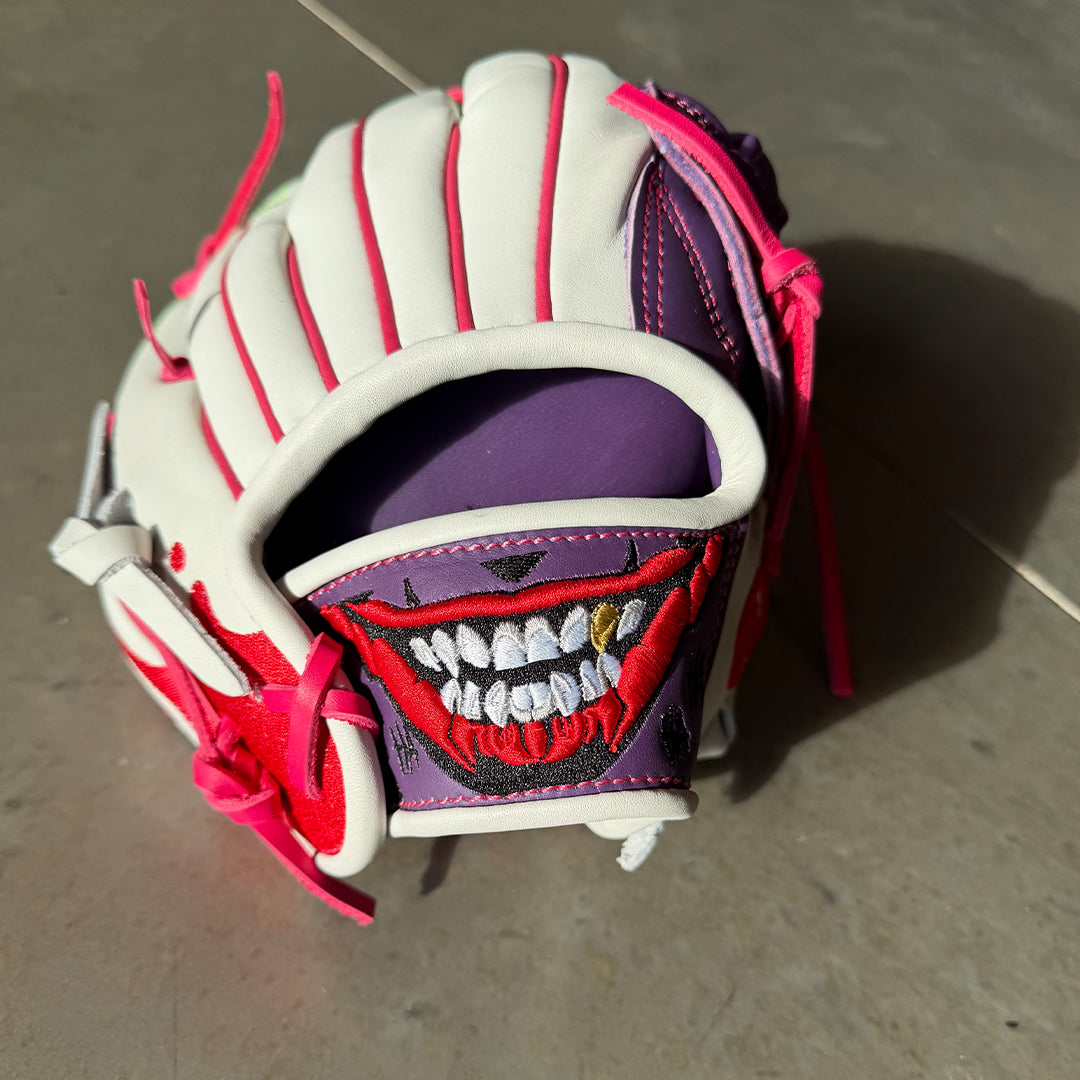 Gem Gloves Softball Fielding Glove - GEM087 Joker 2.0 White – Product View | Smash It Sports | leather, kip, pro