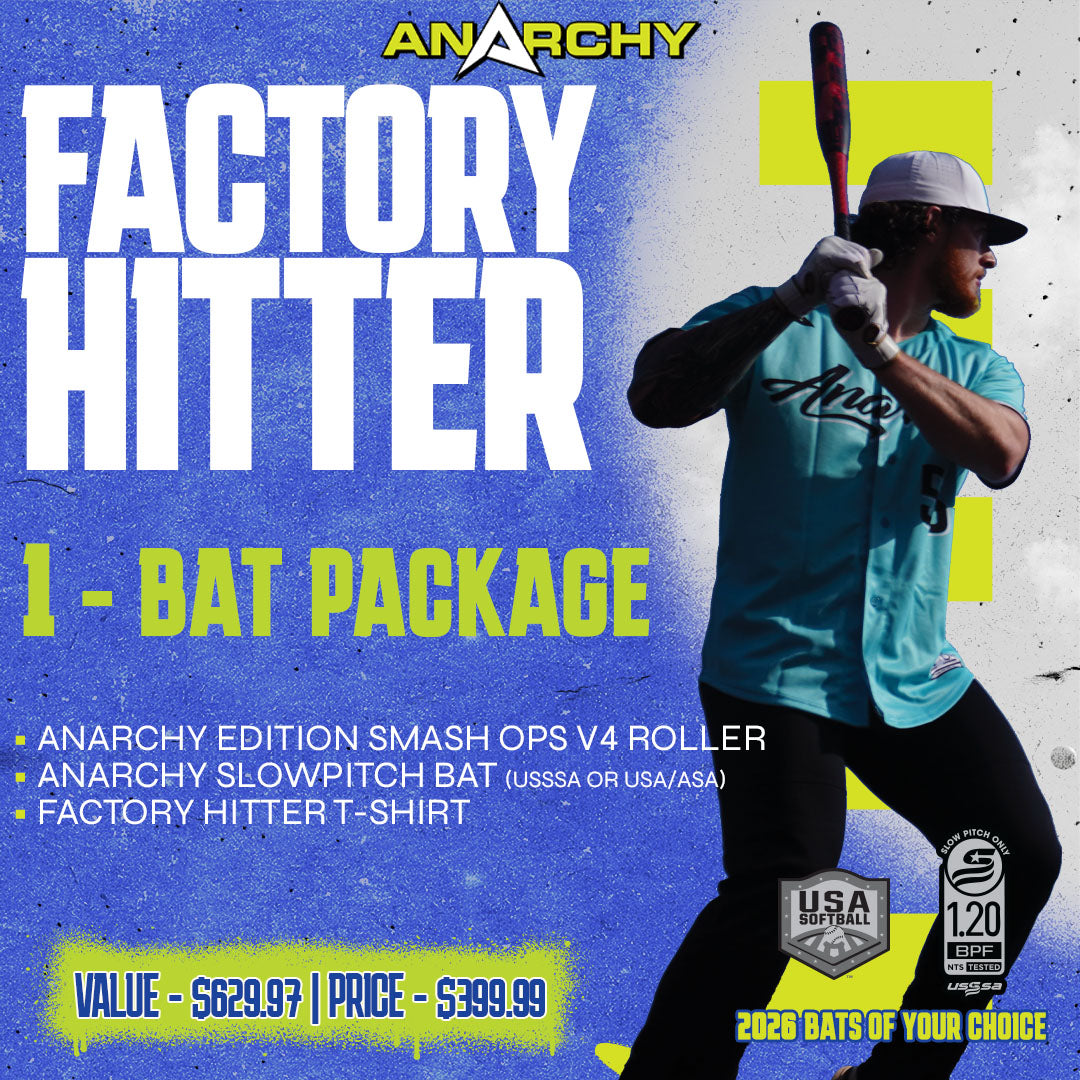 2026 Anarchy Factory Hitter - 1 Bat Package (USSSA or USA/ASA)