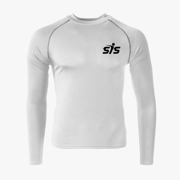 Smash It Sports Long Sleeve Compression Shirt (White)