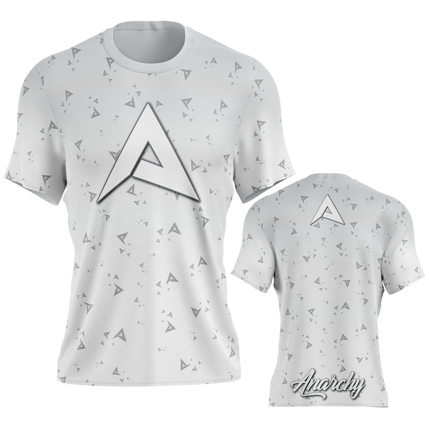 Anarchy Bat Company Short Sleeve Shirt - White Fade