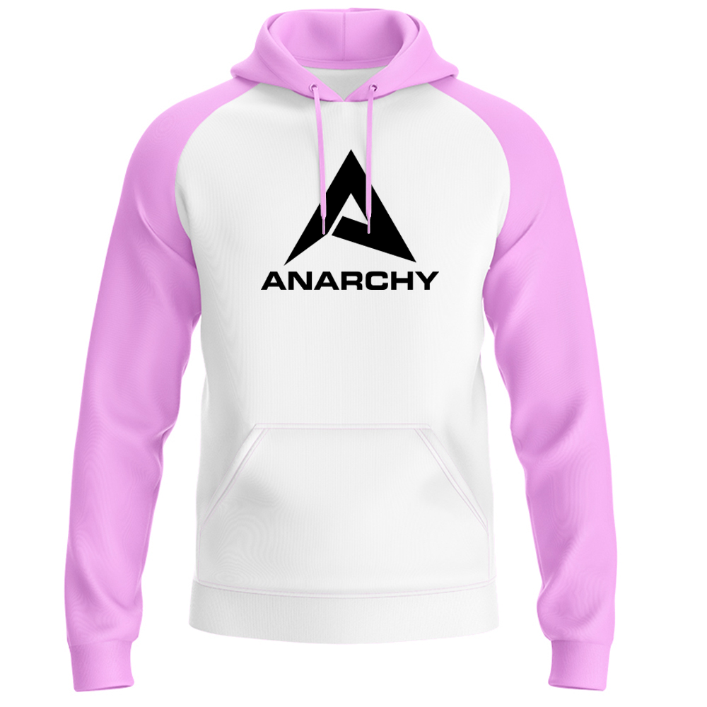 Anarchy Ladies Custom Defender Fleece Hoodie - White Base